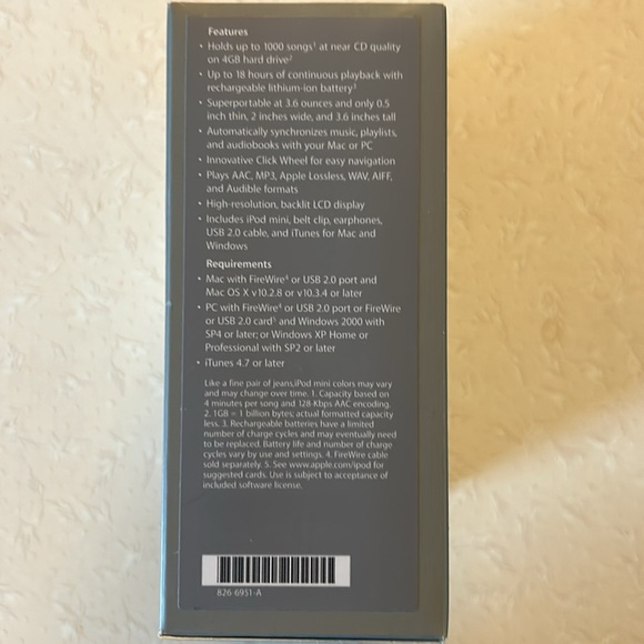 Brand new in box IPod mini - Picture 4 of 6